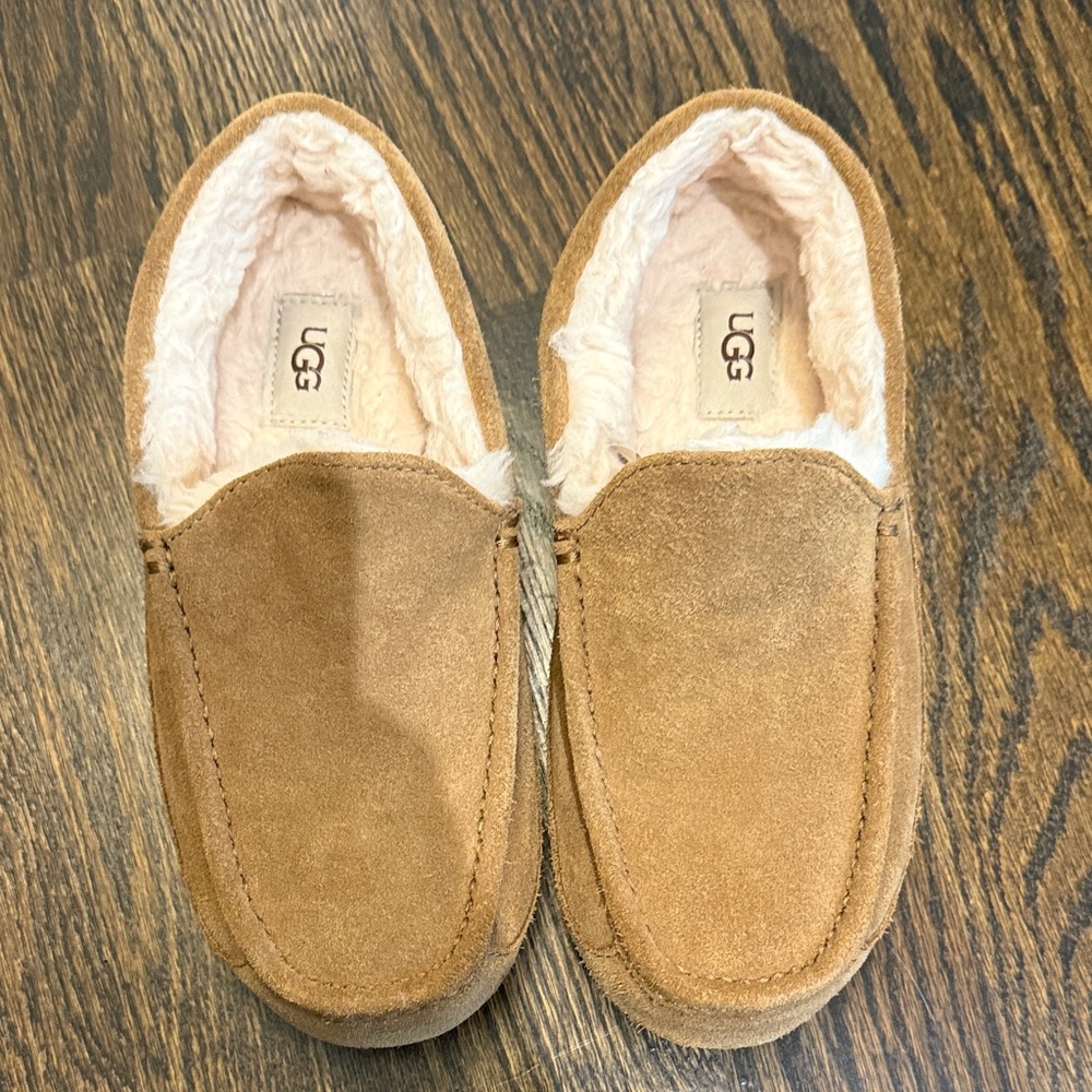 UGG Tan Suede Cozy Slippers